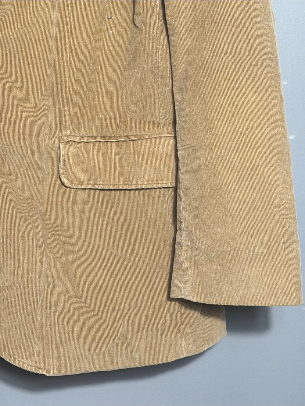 J.Crew Tan Corduroy Blazer Dark Academia Preppy Sport Coat 42R L